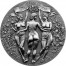 Republic of Cameroon 1 Kg Kilo / 32 oz THREE GRACES Antonio Canova series CELESTIAL BEAUTY 10000 Francs Silver Coin 2022